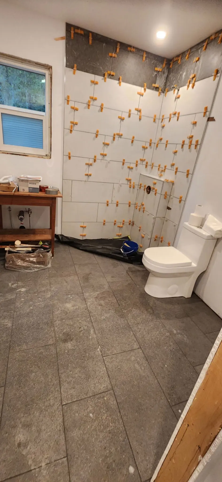 before picture of Corner Glass Shower