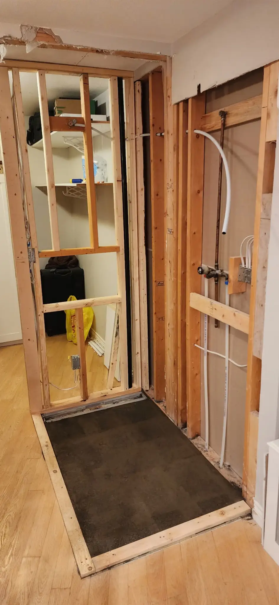 before picture of Corner Glass & Tile Shower