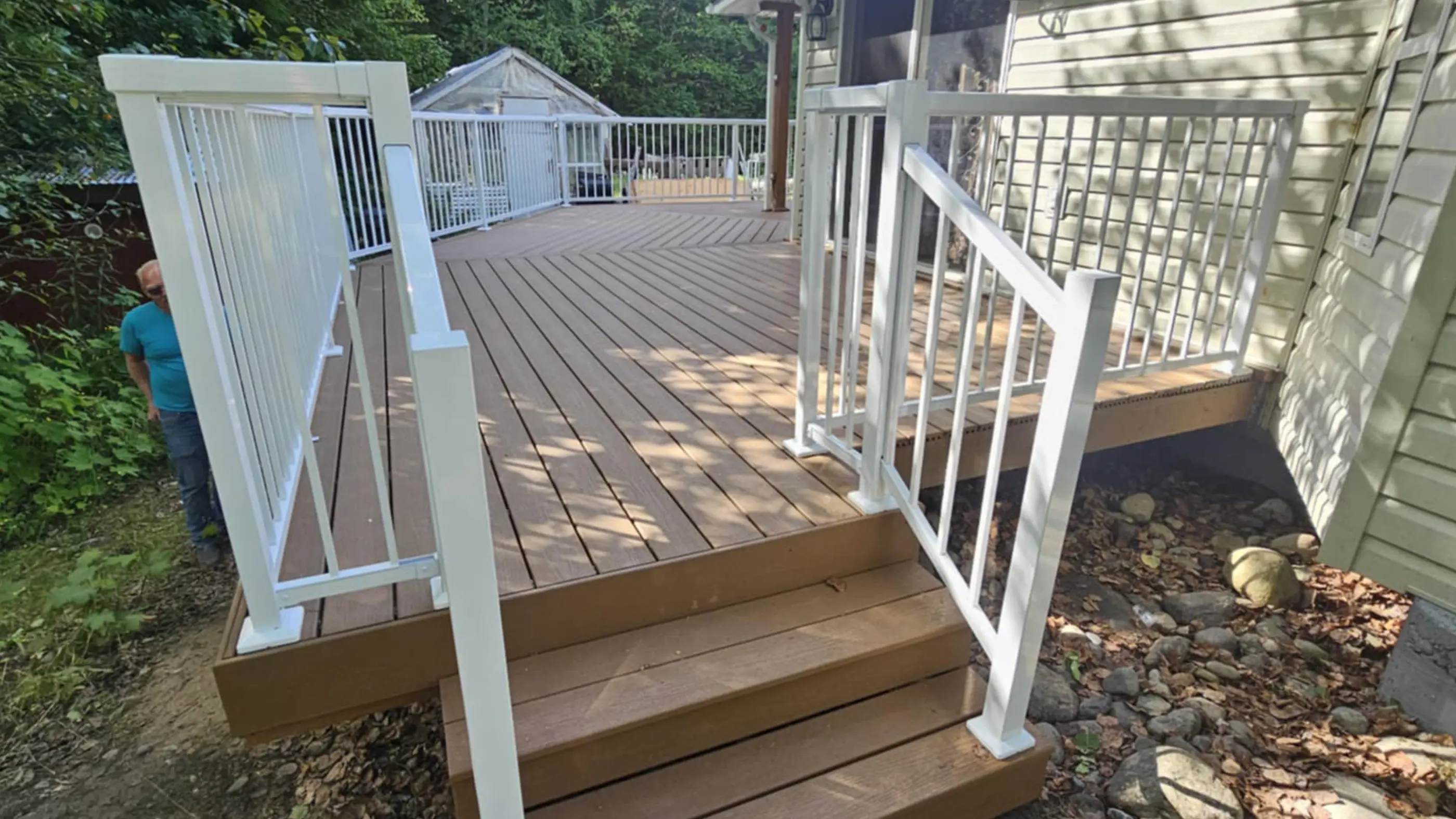 Deck Trex Deck renovation