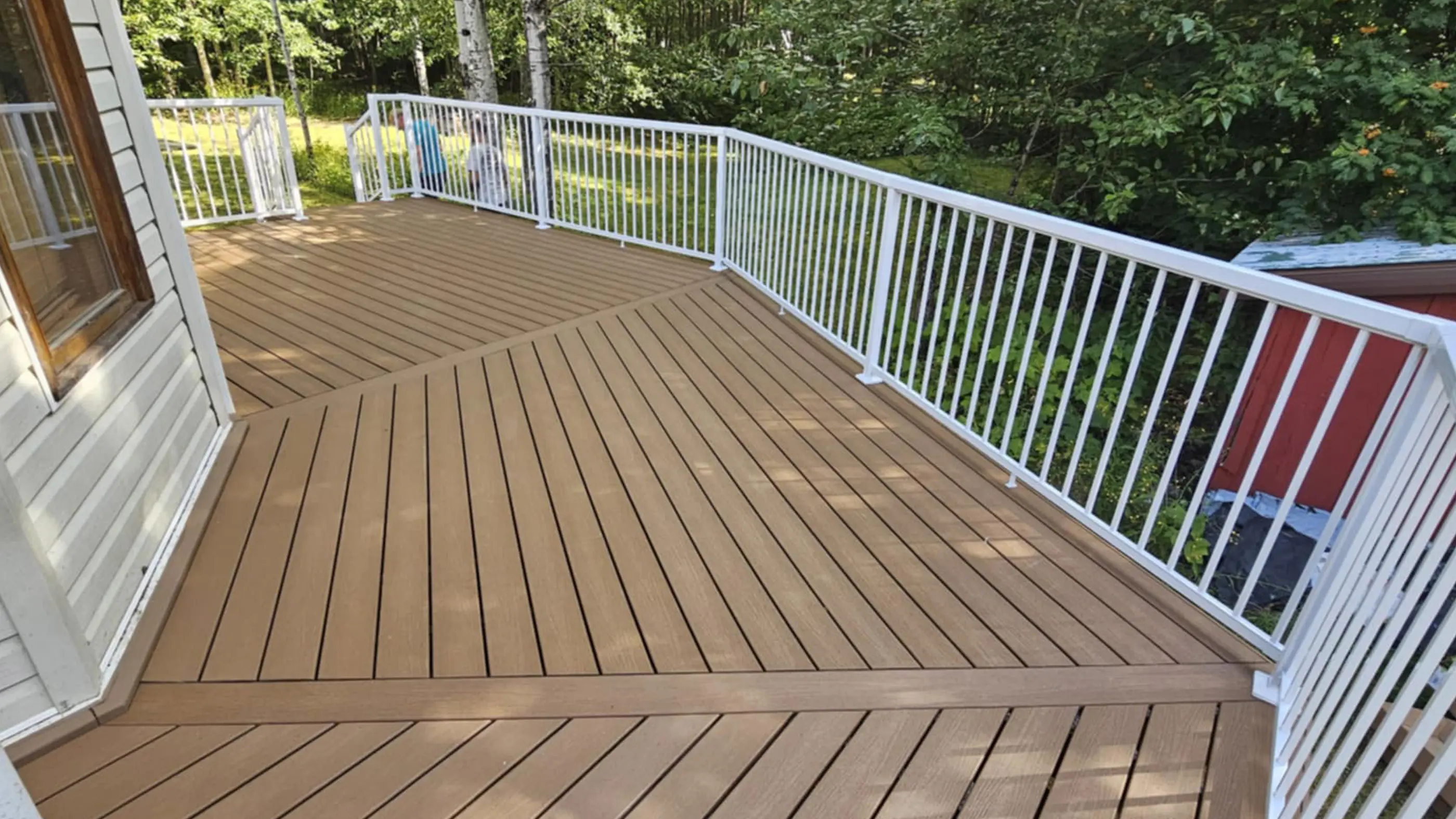 Deck Trex Deck renovation