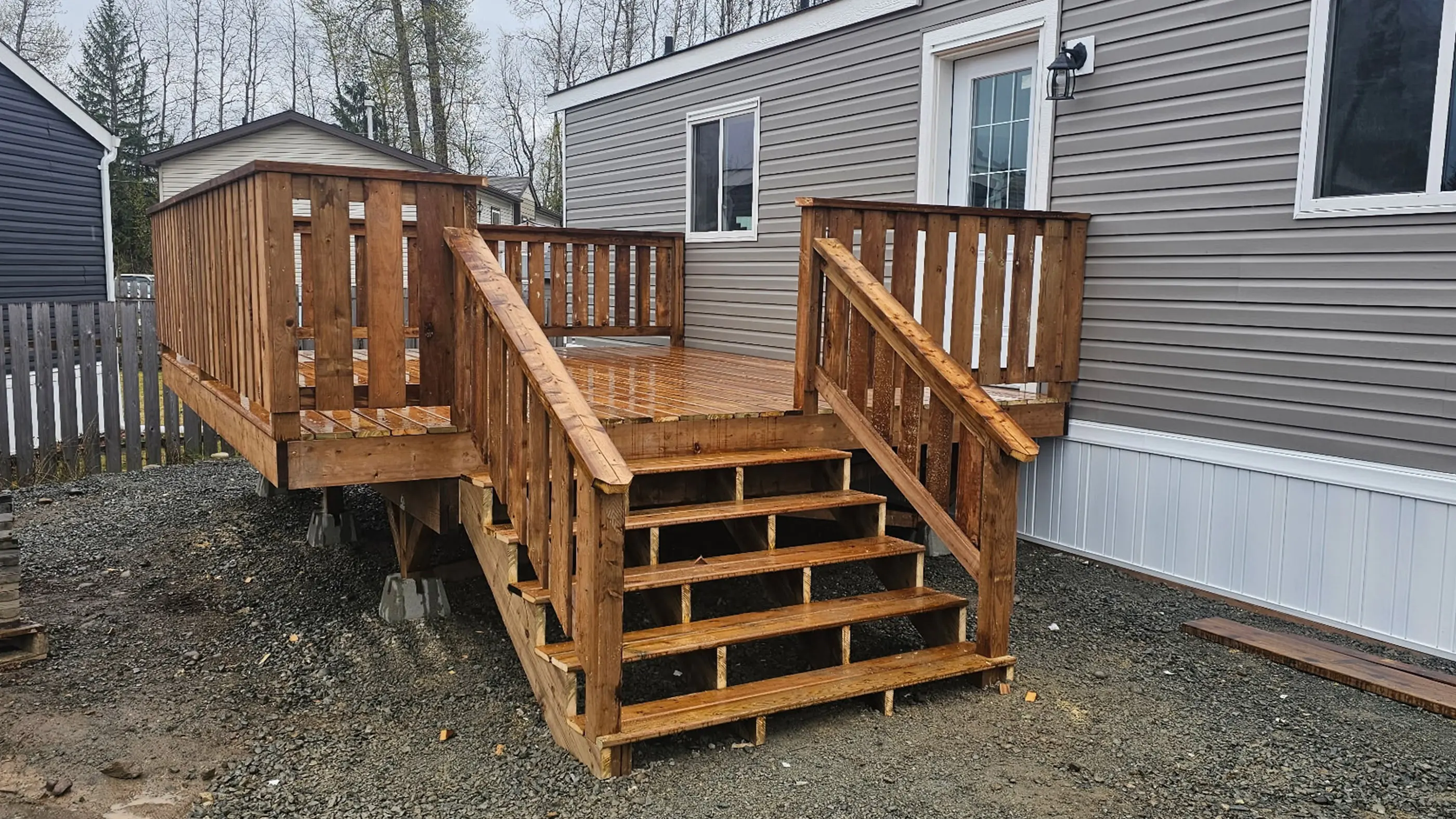 Deck Entrance Deck renovation