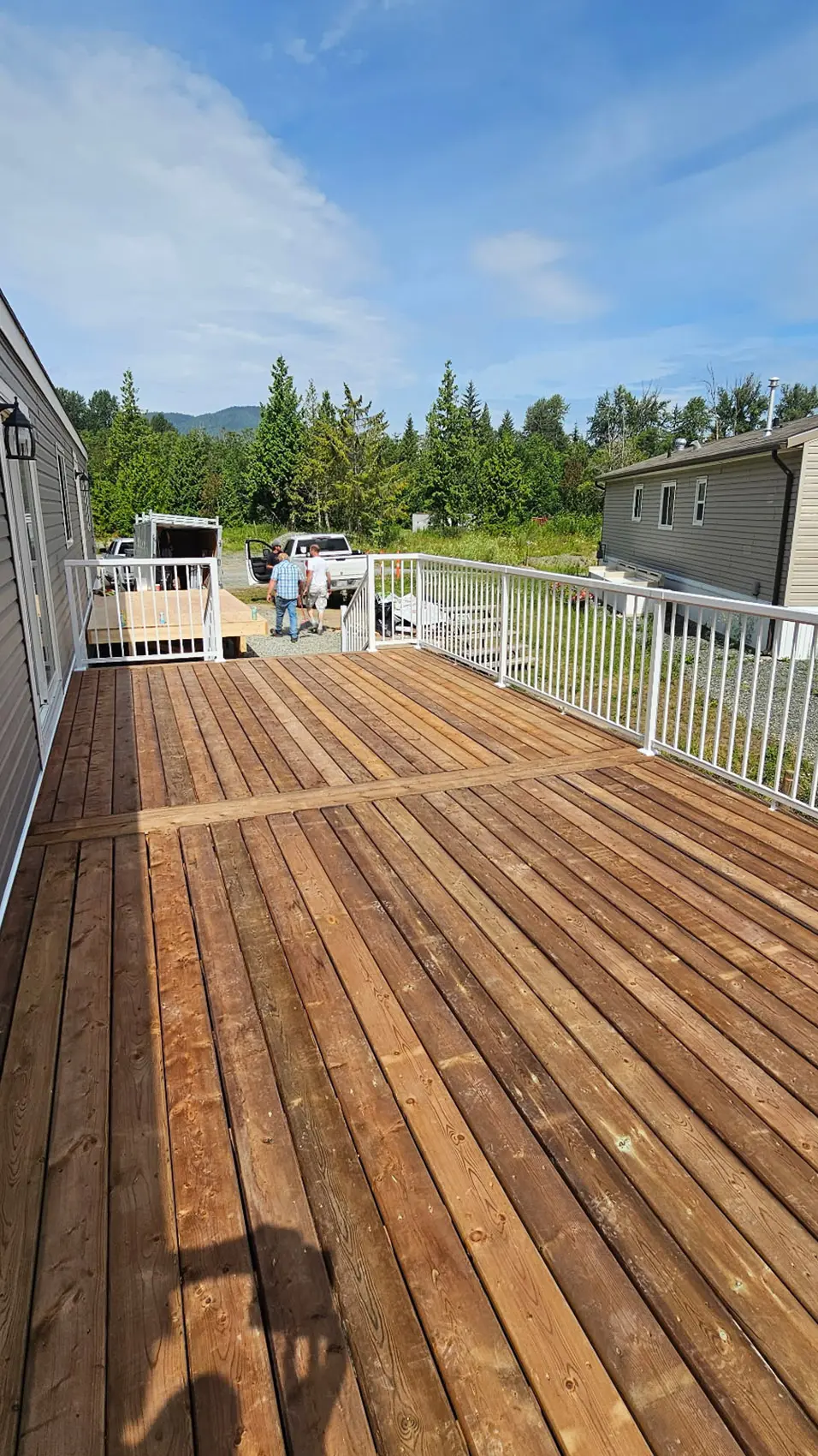 Deck Cedar Deck renovation