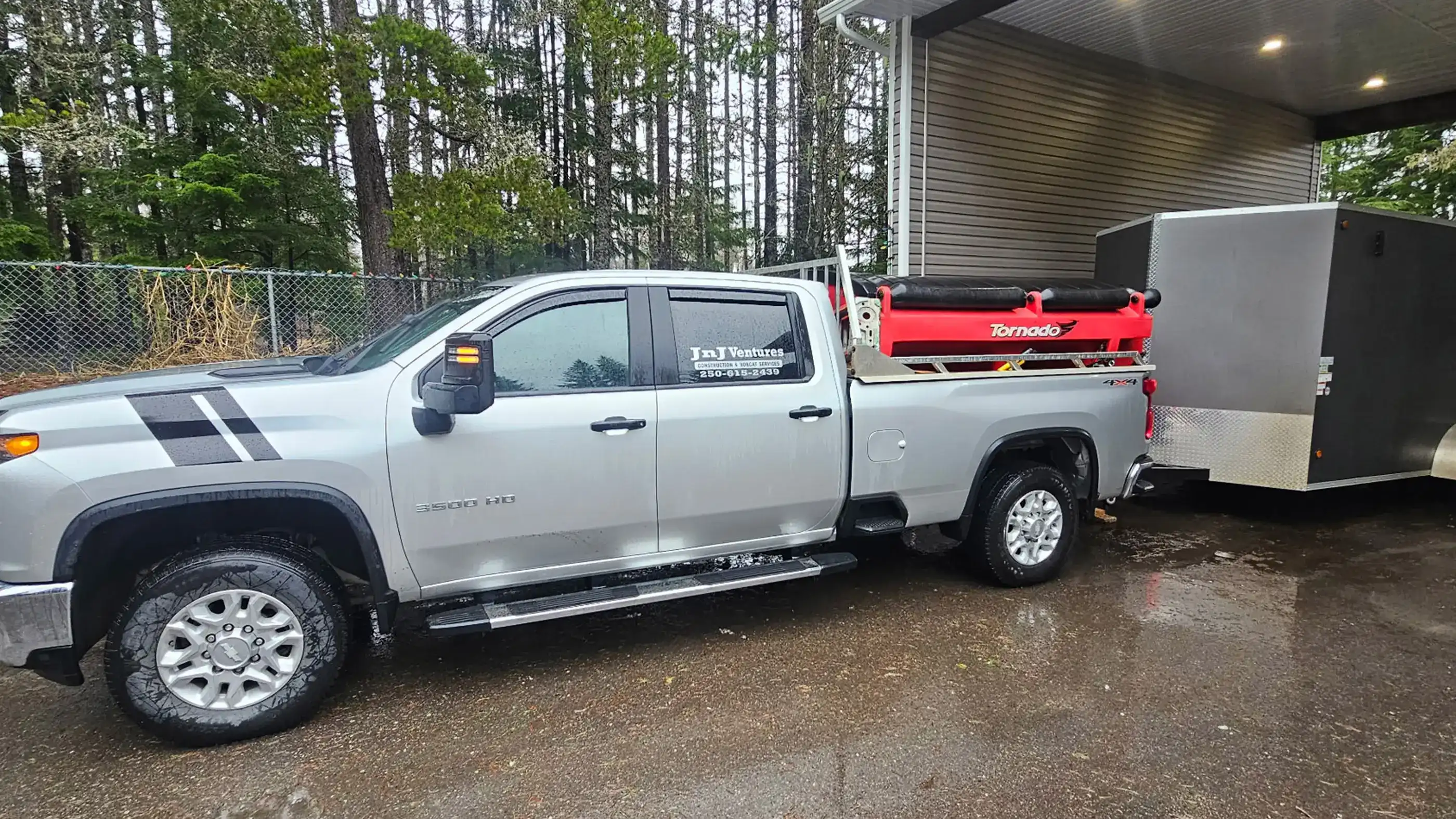 Equipment Services 1 ton Chevy truck