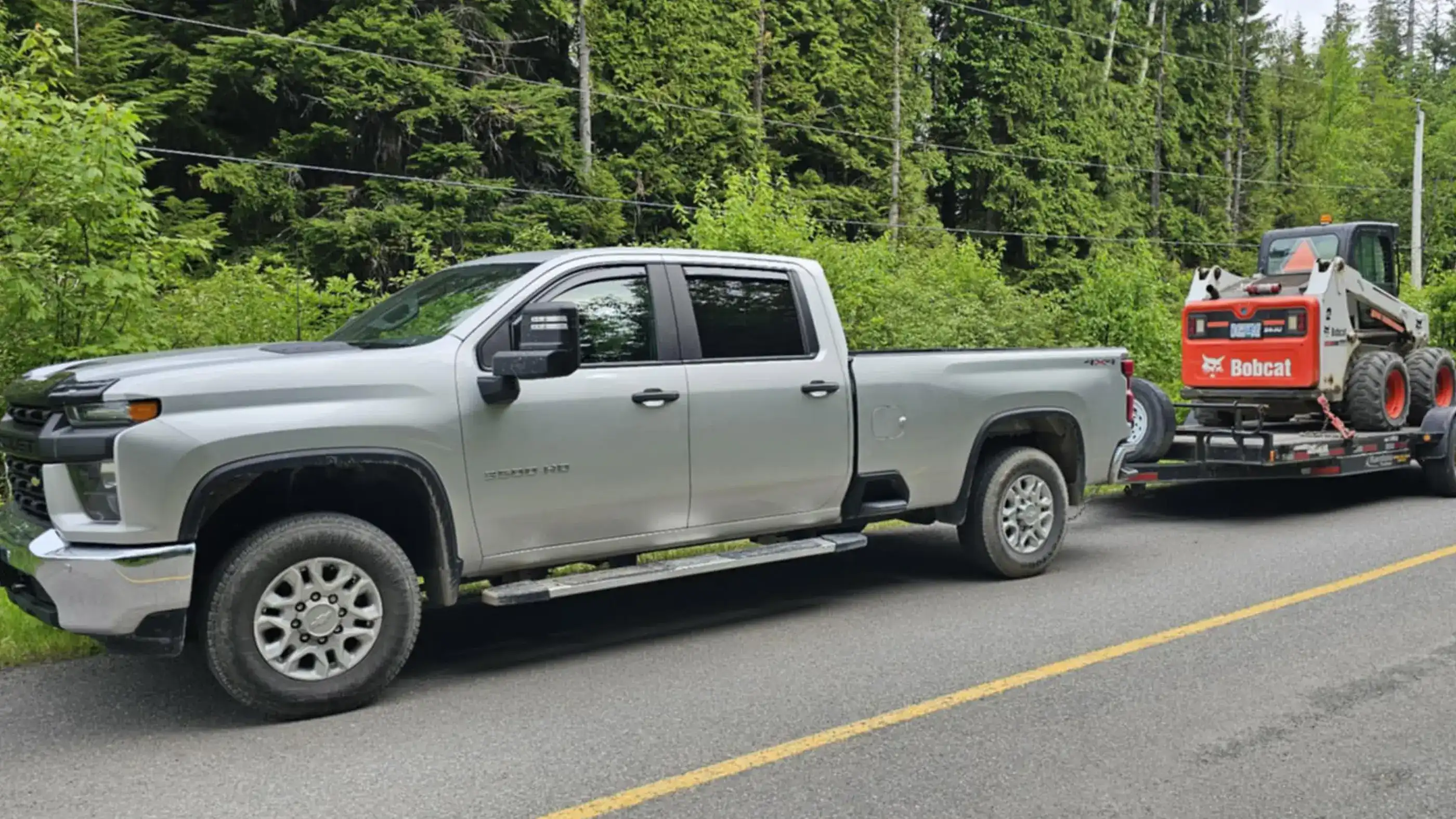 Equipment Services 1 ton & flat trailer