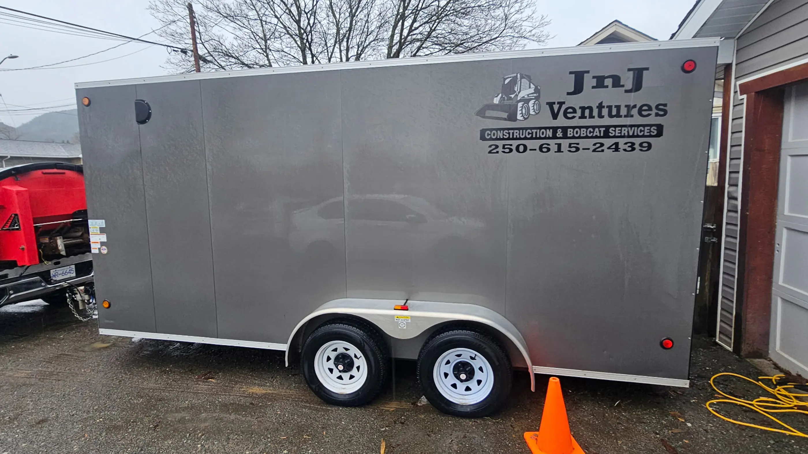 Equipment Services Enclosed work trailer