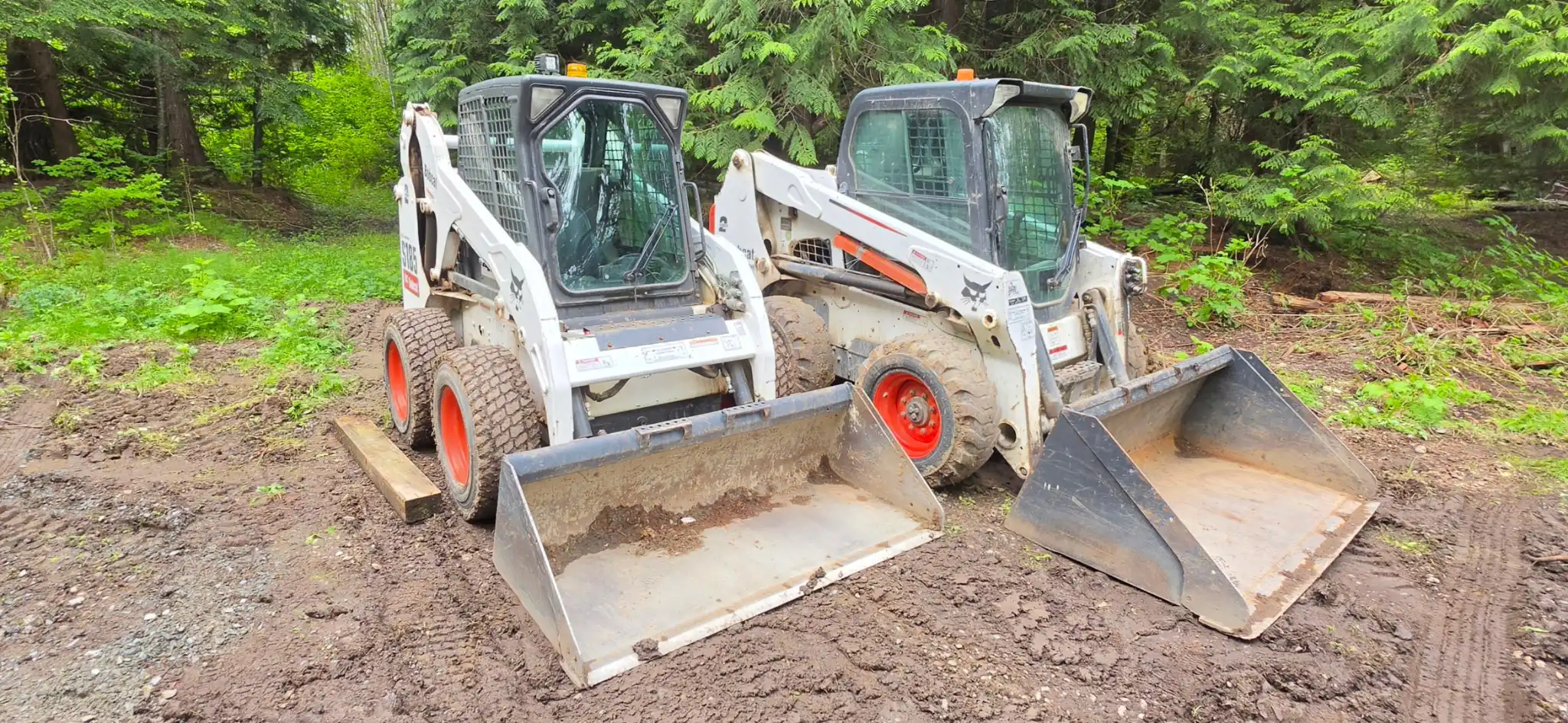 Equipment Services Pair of Skid Steer Machines