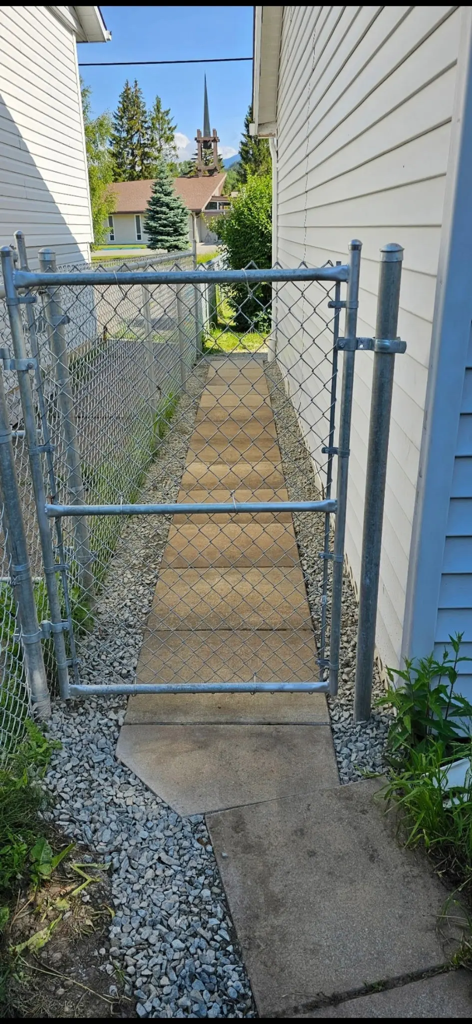 after picture of House Side Pavers