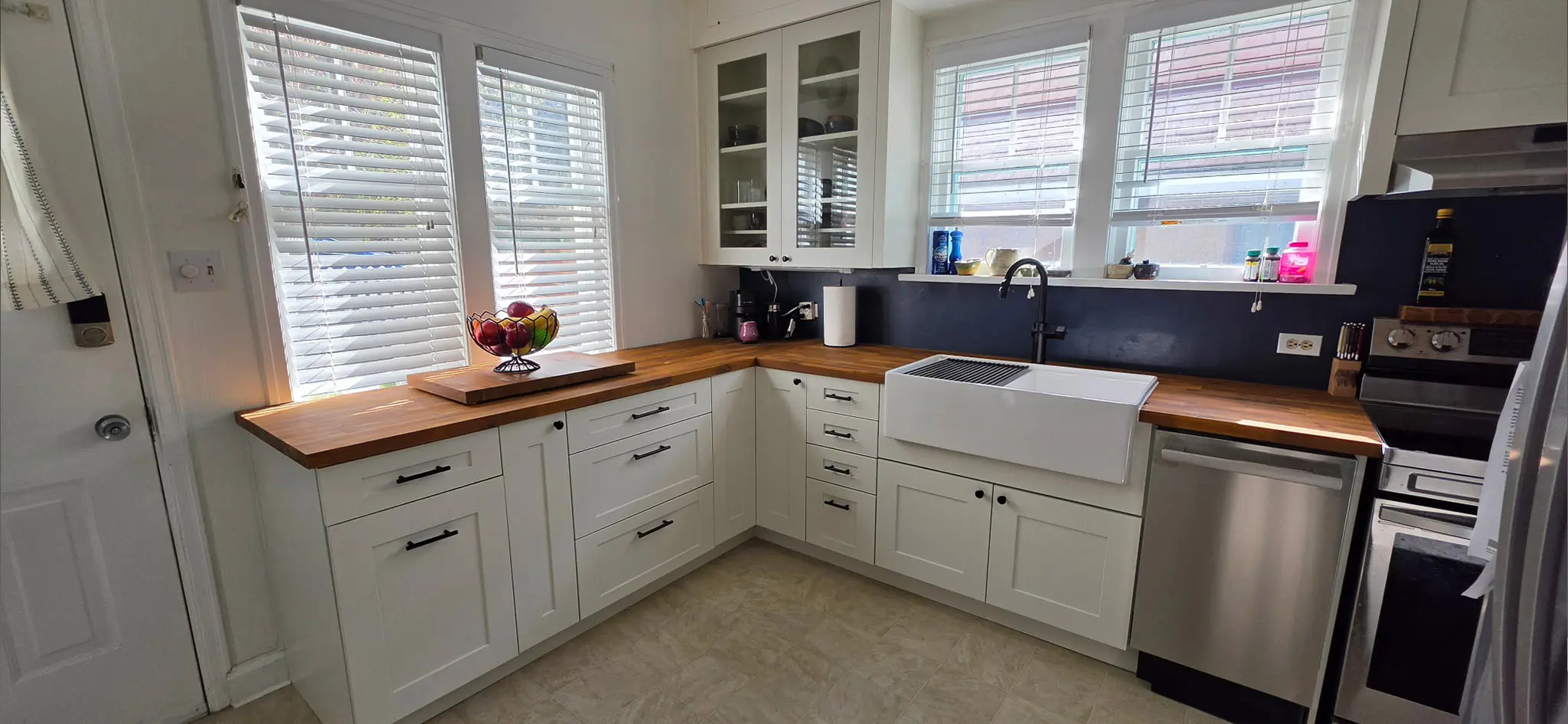 after picture of New cabinets & countertops