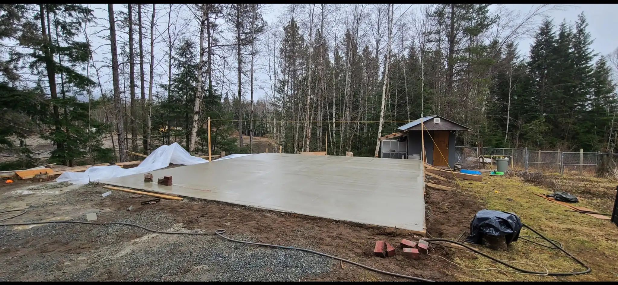 after picture of Demo Garagge for new pad