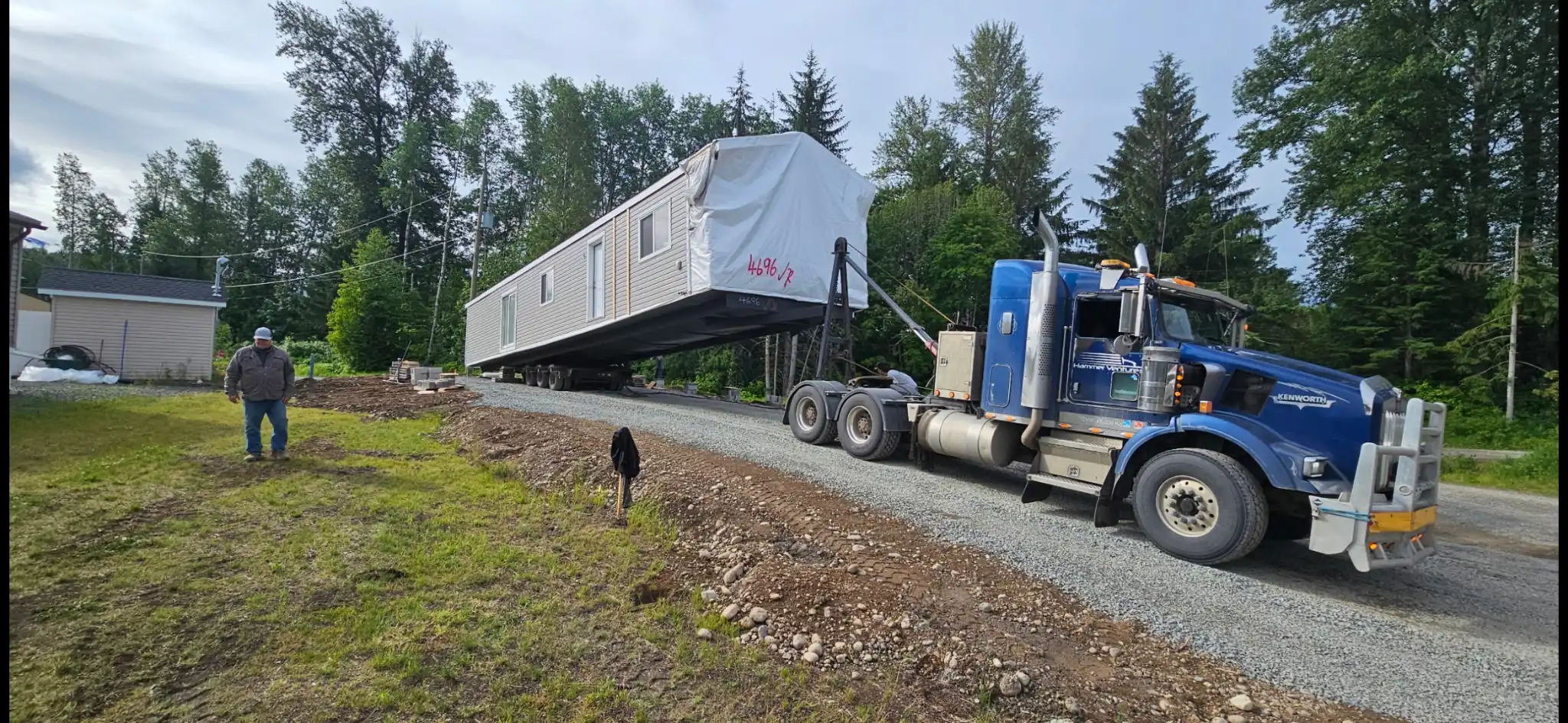 before picture of Mobile Home Position & Land