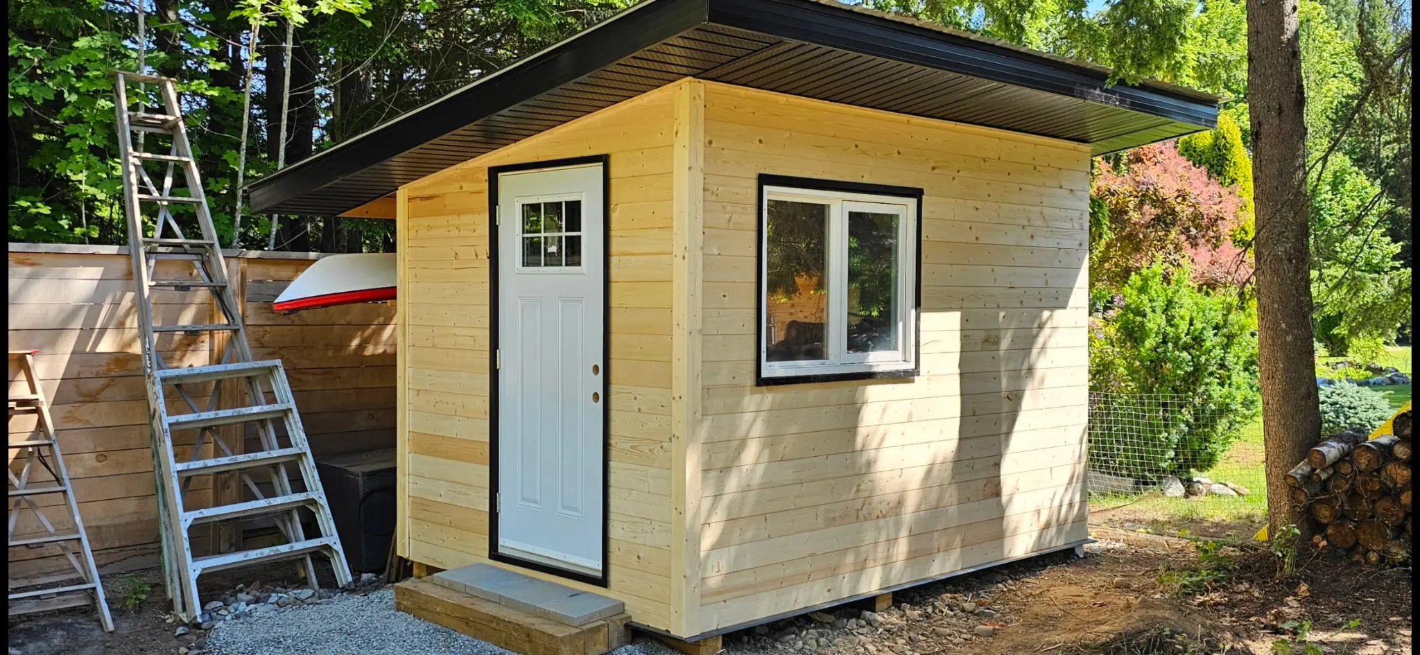 after picture of custom Yard Shed