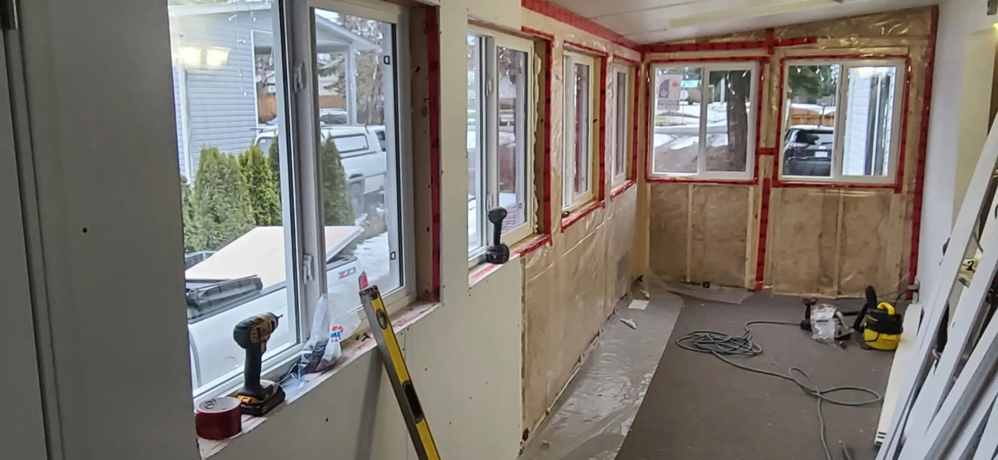 before picture of Sunroom Addition